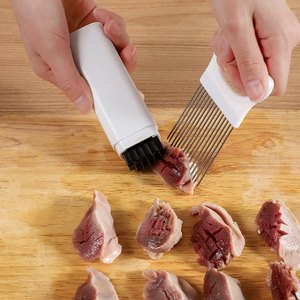 <span class=keywords><strong>Cuchillo</strong></span> para Cortar Flores de Calamar, Abulón, Pulpo, Sepia, Lomo de Cerdo, Pollo, Pato, Molleja, <span class=keywords><strong>Profesional</strong></span>, de Acero Inoxidable - Product Image 3