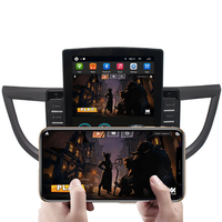 Radio para Auto de 9.7 Pulgadas con Pantalla Táctil, Compatible con Carplay y Android Auto, Reproductor de DVD para Honda CRV 2012-2016