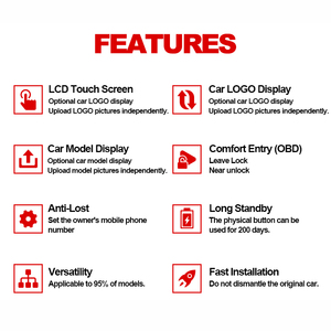 CARQSENG <span class=keywords><strong>OEM</strong></span> orijinal üretici Lcd akıllı anahtar <span class=keywords><strong>Fob</strong></span> - Product Image 4
