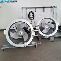 Pompe de recirculation submersible en acier inoxydable pour boues 4kW 6 pôles 380V, capable de gérer les boues activées à haute teneur en solides et de recycler les boues mélangées