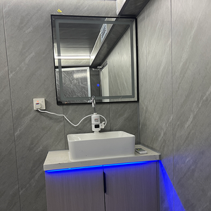 Cabina de Baño Portátil de Panel Sándwich Prefabricado de Lujo HTL PST-W, Color Personalizado, Certificación CE, Fácil Instalación, para Exteriores - Product Image 6