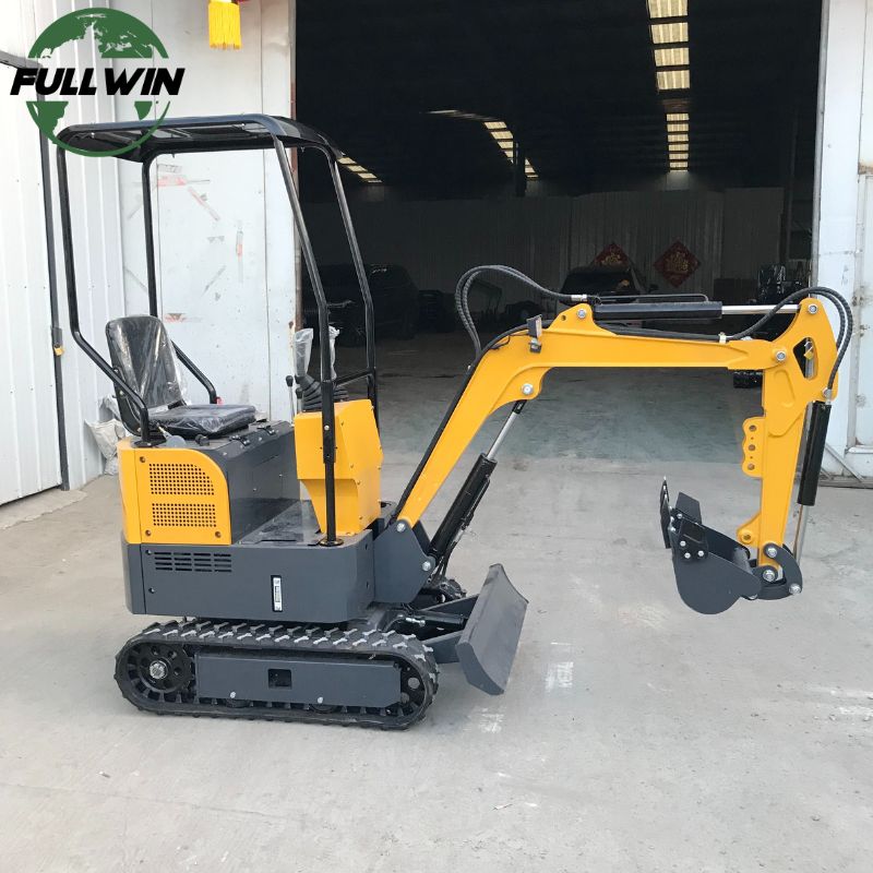 Factory Direct Sales Free Shipping EPA Euro 5 1 Ton Economical Small Excavator Folding Arm Rubber Track 1 Years Warranty