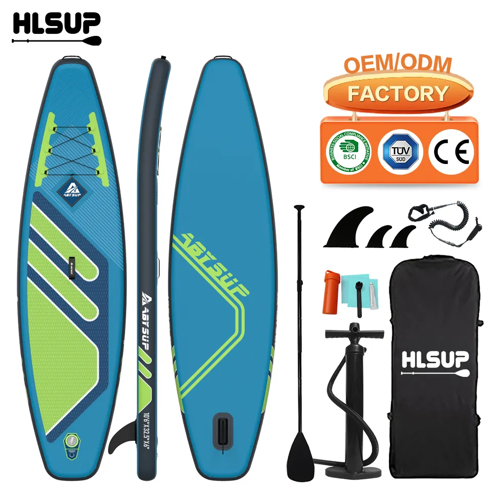 Chất lượng cao Inflatable standup Paddle Board sup thể thao dưới nước Surf Paddle Board với sup vây