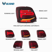 Feux arrière LED VLAND Factory style Audi Q2 pour VW Polo Vivo Mk5 6R 6C 2009 2010 2011 2012 2013 2014 2015 2017