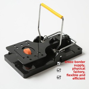 Piège à souris réutilisable écologique N86 en plastique ABS, attrape-rongeurs solide pour souris et rats, à ressort, pour le contrôle des nuisibles - Product Image 6