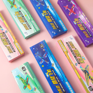 Jouets créatifs pour bébés et enfants, petit cadeau, modèle d'avion magique à assembler, jouet à pousser en plastique - Product Image 4