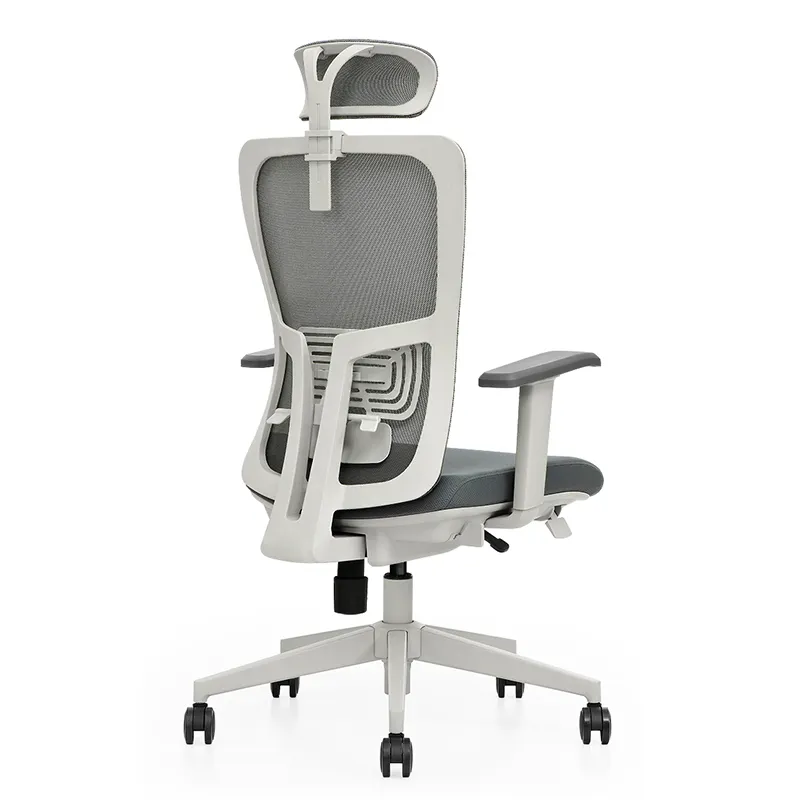 Cadeira de escritório giratória confortável com rodas giratórias, tecido ergonômico, cadeira elevatória executiva elegante disponível