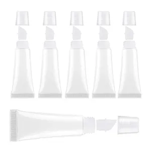 플라스틱 공예 병 10ml 5ml 13ml 15ml 빈 휴대용 튜브 짜기 화장품 용기 크림 로션 립밤 광택 호스 튜브