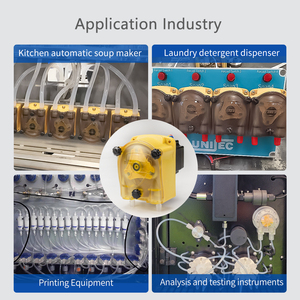 مضخة تدفق تمعجية عالية الجودة JIHPUMP 683K بجهد 24 فولت لضخ الغراء اللزج والشراب والسوائل لمعالجة مياه الصرف الصحي مضخة جرعات خطوية - Product Image 6