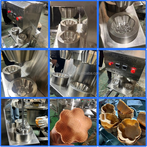 Machine à cornets de crème glacée de type presse, machine à gaufres, machine à cornets <span class=keywords><strong>en</strong></span> forme d'œuf, machine à cornets <span class=keywords><strong>en</strong></span> forme de torche, machine à cornets <span class=keywords><strong>en</strong></span> forme de fleur - Product Image 5