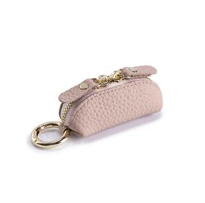 Fashion Mini Genuine Cowhide Zipper Coin <b>Purse</b> Portable Keychain Design <b>Small</b> Leather Change Wallet Daily Carry Mini Money Pouch - Product Image 5