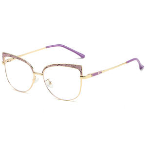 G95-304ファッショナブルなレトロな女性用フォトクロミックデザイナー眼鏡抗放射線メガネ直接工場販売 - Product Image 5