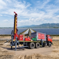 Foreuse hydraulique complète montée sur camion de 500 m pour puits d'eau, diamètre de forage 105-400 mm, moteur diesel, machine de forage de puits profonds