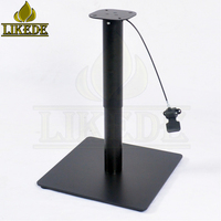 Pied de table télescopique pneumatique moderne en métal à commande filaire pour table de salle à manger, table de bar ou table de travail