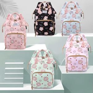 Mochila de Maternidad con Diseño de Dibujos Animados, Gran Capacidad, Bolsa de Pañales Multifuncional con USB, Venta Caliente - Product Image 6