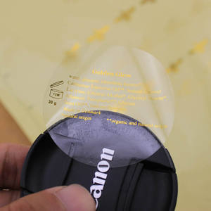 Film vinyle imperméable personnalisé ou étiquettes QR Code fini brillant avec petit logo coloré ou motif d'<span class=keywords><strong>image</strong></span> imprimé au milieu - Product Image 4