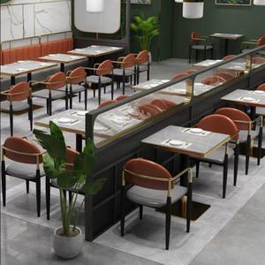 أثاث مطعم تجاري فاخر بالجملة، طاولة وكراسي معدنية للمقاهي والمطاعم - Product Image 3