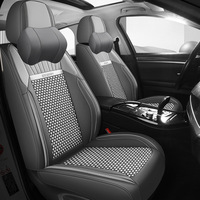 Vente en gros de housses de sièges de voiture Ensemble complet de housses de sièges universelles pour voiture en cuir nappa Housses de sièges automobiles tout compris