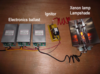 Kit de Lámpara de Xenón de Arco Largo/Corto para Cámara de Envejecimiento, Encendedor y Fuente de Alimentación 220/380V 150W 500W 1500W 1800W, Balastro Electrónico