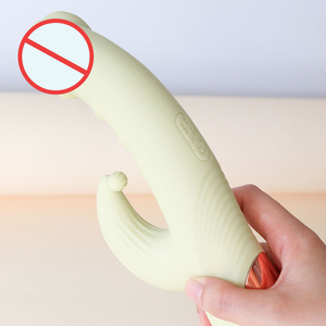 Silicone Simulation Penis Design Multi Frequency Vibrator Women's G-spot C-spot Self-defense Insertion <strong>Sex</strong> <strong>Toy</strong> USB Rechargeable - Product Image 1