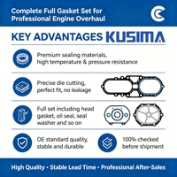 Kit de Juntas de Culata con Descuento del 2% para Mercedes Benz OM654 920 Diésel 2.0, Juego de Juntas de Reparación, Sellos de Válvulas A6540162100