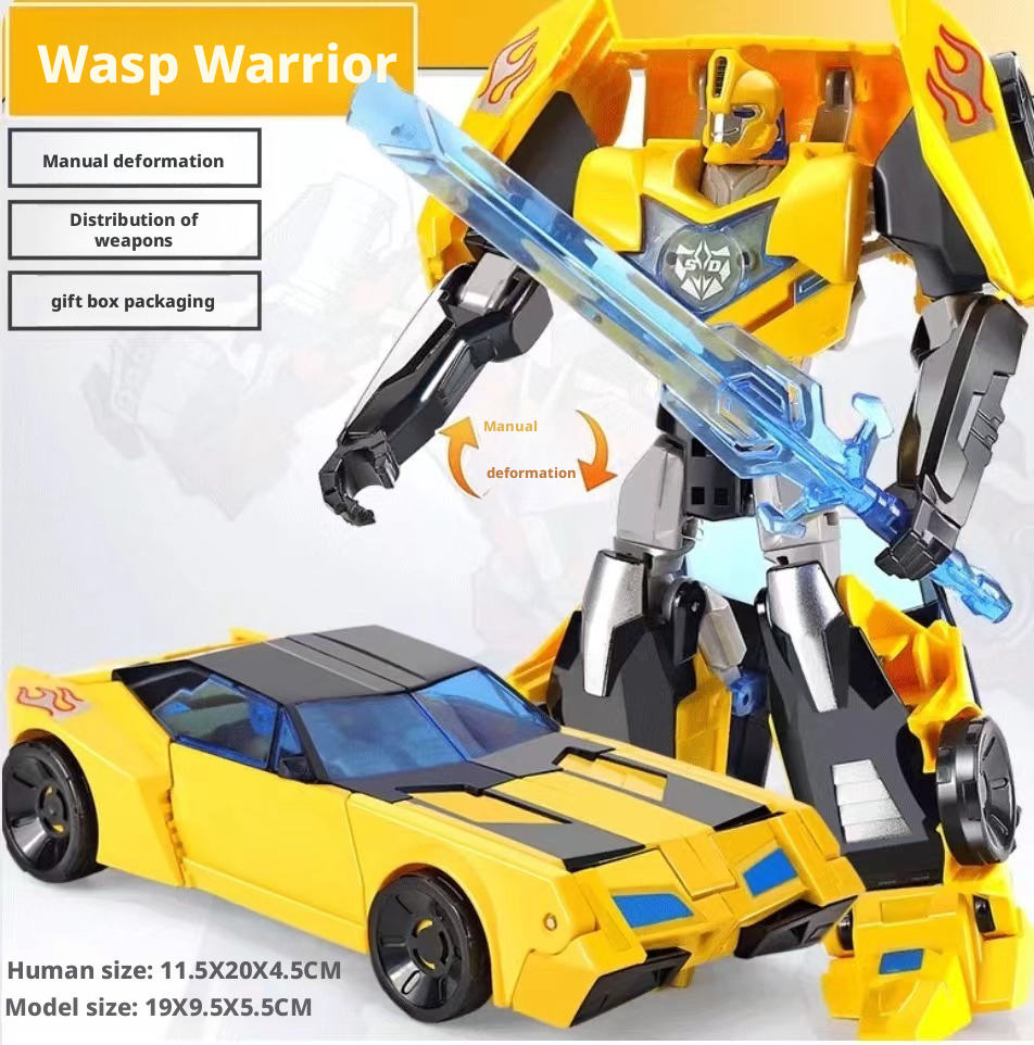 Guerrier guêpe brandissant une épée