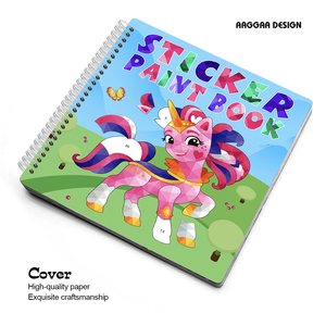 Best-sellers personnalisés pour enfants de 3 ans, comprenant des autocollants, des livres <span class=keywords><strong>à</strong></span> colorier, reliure spirale, couverture souple, impression offset - Product Image 3