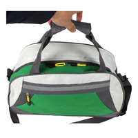 Sac polochon de rangement pour bagages à bandoulière unisexe tendance personnalisée de luxe fourre-tout à main en polyester imperméable pliable avec fermeture éclair Logo OEM