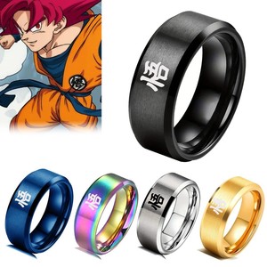 <span class=keywords><strong>Anillos</strong></span> <span class=keywords><strong>de</strong></span> Anime <span class=keywords><strong>Dragon</strong></span> <span class=keywords><strong>Ball</strong></span> Son Goku Kakarotto <span class=keywords><strong>de</strong></span> Acero <span class=keywords><strong>de</strong></span> Titanio para Halloween, Accesorios <span class=keywords><strong>de</strong></span> Moda para Hombre y Mujer, Regalos para Cosplay - Product Image 2
