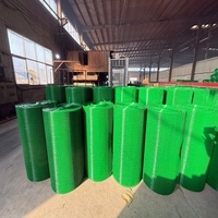 Rouleau de grillage soudé en acier galvanisé et revêtu de PVC, 30 m, portable et adapté aux voyages, pour clôture de jardin et enclos à lapins, à découper et plier soi-même