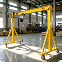 Mini-grue portique monopoutre de style européen de 3 à 5 tonnes avec palan électrique