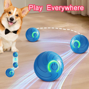 <b>Bouncing</b> Dog Toy <b>Ball</b> with Random Jump - Chew Resistant Interactive Puppy <b>Ball</b> for Fetch Training Indoor Outdoor Play - Product Image 2