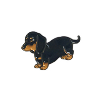 Badges personnalisés pour animaux de compagnie, chiens, plaqués noir, émail souple, sérigraphiés, écussons et épingles de revers personnalisées