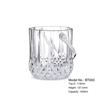 Seau à glace en verre de 1020 ml – Vente en gros pour l'hôtellerie, les bars à vin et les fournisseurs de services événementiels, les entreprises de traiteur