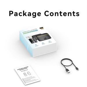 Microphone Lavalier Sans Fil à Réduction de Bruit M8 Pro pour iPhone et Android, pour Diffusion en Direct en Extérieur, <span class=keywords><strong>Tik</strong></span> <span class=keywords><strong>Tok</strong></span>, Transmission 400m - Product Image 6
