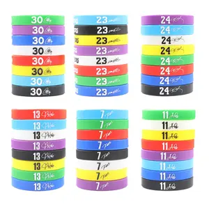 Basketball-Armband Kugeln-Armbänder Basketball-Spieler-Armband Sport-Charms Silizium-Gummiband Armband Armband für Erwachsene
