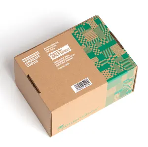 크래프트 지 사용 골판지 상자에 뚜껑이있는 가발 캔들 맞춤형 헤비 듀티 골판지 상자
