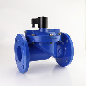 12v 24v 110v 220v 240v 4 אינץ 'v dn100 flange סגור בדרך כלל ברזל יצוק מים סולנואיד - Product Image 2