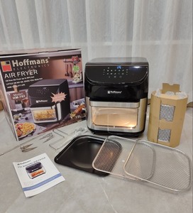 Freidora <span class=keywords><strong>de</strong></span> Aire Hoffmans <span class=keywords><strong>de</strong></span> Diseño Moderno, 15L, Negra, 2400W, Control Táctil LCD, Menús Preestablecidos, con Cesta para Hornear, para el Hogar - Product Image 5