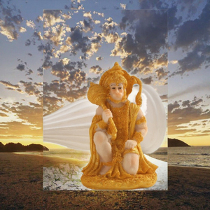 Nueva estatua de resina de mono hindú Dios Hanuman escultura de bronce para <span class=keywords><strong>el</strong></span> hogar adornos de <span class=keywords><strong>templo</strong></span> para decoración religiosa del hogar - Product Image 3