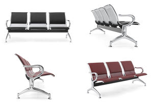 Vente en gros de chaises de salle d'attente chaise de gang 3 4 5 places sièges tandem pour l'aéroport meubles d'hôpital salle d'Espera - Product Image 6
