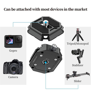 Ulanzi FALCAM F38 evrensel <span class=keywords><strong>DSLR</strong></span> kamera Gimbal arca-swiss hızlı bırakma plakası kelepçe hızlı anahtarı <span class=keywords><strong>Tripod</strong></span> kaymak montaj adaptörü - Product Image 4