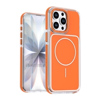 Coque de protection robuste avec design magnétique pour iPhone 13 Pro Max, étui de téléphone mobile résistant