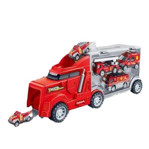Zhiqu Toys Aleación Almacenamiento Ingeniería Vehículo Set Modelos preconstruidos <span class=keywords><strong>Hobby</strong></span> Caja de regalo de mano para niños Venta al por mayor Carretilla elevadora Excavadora - Product Image 1