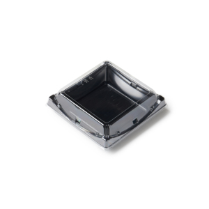 Factory Custom Disposable Rectangle Retain Freshness Lucency <b>Small</b> Fast Sushi <b>Lunch</b> <b>Box</b> Plastic Container - Product Image 2