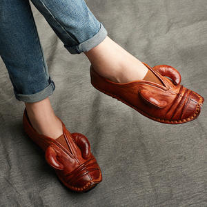 Botas Chukka de Piel Vacuna con Cordones, Cómodas y Novedosas para Otoño, Estilo Clásico Casual para Mujer, Edición Coreana con Desodorización - Product Image 4