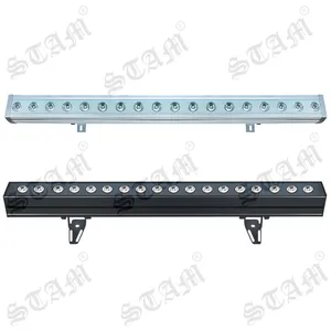 18x12w led işın bar ışığı RGBW 4in1 18 adet 12W led yıkama duvar işık DMX512 sahne işık