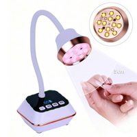 Lampe à ongles portable 36W Mini Flash Cure, sans fil, rechargeable, type C, lumière UV LED pour le durcissement des extensions de gel, kits de séchage d'ongles