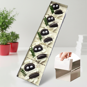 Moldes <span class=keywords><strong>para</strong></span> Pastel Tiramisú de Acero Inoxidable 304, Rectangulares, con Abertura de un Lado, Aptos <span class=keywords><strong>para</strong></span> Alimentos, Reutilizables, Aptos <span class=keywords><strong>para</strong></span> Horno - Product Image 4