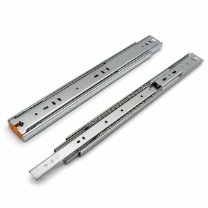 Correderas telescópicas <span class=keywords><strong>de</strong></span> extensión total <span class=keywords><strong>de</strong></span> acero inoxidable 304 con recubrimiento en polvo, modernas, minimalistas, <span class=keywords><strong>de</strong></span> cierre suave, con rodamientos <span class=keywords><strong>de</strong></span> bolas, <span class=keywords><strong>de</strong></span> triple extensión, para uso pesado. - Product Image 1